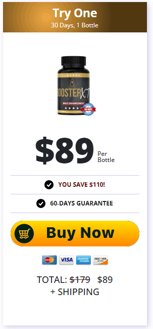 booster xt 1 bottle price
